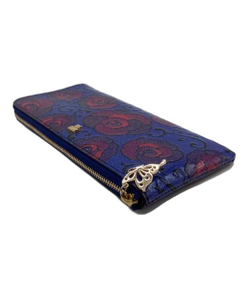 ANNA SUI（アナスイ）ANNA SUI (アナスイ) マジカルローズ 長財布 パープルの古着・服飾アイテム