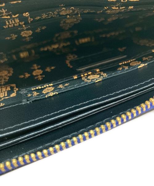 ANNA SUI（アナスイ）ANNA SUI (アナスイ) マジカルローズ 長財布 パープルの古着・服飾アイテム