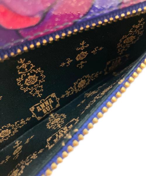 ANNA SUI（アナスイ）ANNA SUI (アナスイ) マジカルローズ 長財布 パープルの古着・服飾アイテム