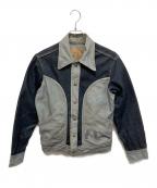 EVISUエヴィス）の古着「デニムジャケット」｜グレー×ブルー