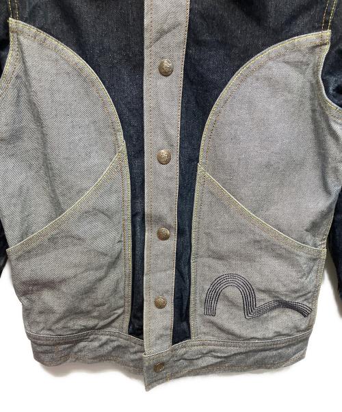 EVISU（エヴィス）EVISU (エヴィス) デニムジャケット グレー×ブルー サイズ:不明の古着・服飾アイテム