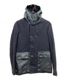 PRADA SPORTS（プラダスポーツ）の古着「フーデッドコート」｜ブラック