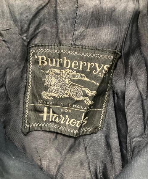 Burberry's（バーバリー）Burberry's (バーバリー) 完品 Harrosa トレンチコート ブラック サイズ:54の古着・服飾アイテム