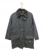 Barbourバブアー）の古着「border オイルドジャケット」｜ブラック