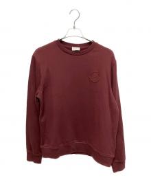 MONCLER（モンクレール）の古着「ロゴ スウェット」｜レッド