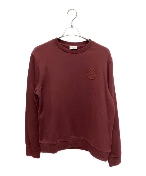 MONCLER（モンクレール）MONCLER (モンクレール) ロゴ スウェット レッド サイズ:Lの古着・服飾アイテム