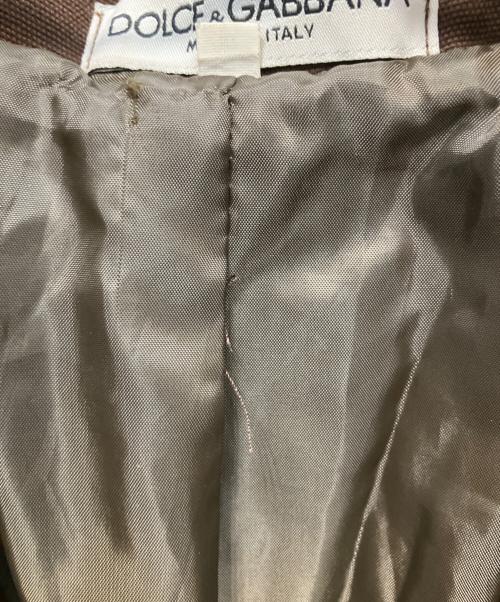 DOLCE & GABBANA（ドルチェ＆ガッバーナ）DOLCE & GABBANA (ドルチェ＆ガッバーナ) ジャケット ブラウン サイズ:Mの古着・服飾アイテム