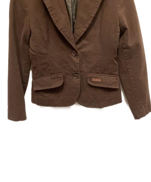 DOLCE & GABBANA（ドルチェ＆ガッバーナ）DOLCE & GABBANA (ドルチェ＆ガッバーナ) ジャケット ブラウン サイズ:Mの古着・服飾アイテム