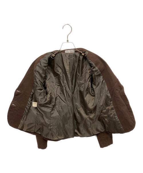 DOLCE & GABBANA（ドルチェ＆ガッバーナ）DOLCE & GABBANA (ドルチェ＆ガッバーナ) ジャケット ブラウン サイズ:Mの古着・服飾アイテム