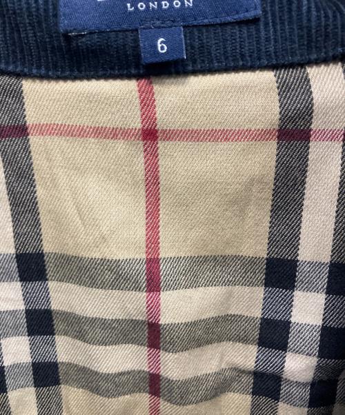 BURBERRY（バーバリー）BURBERRY (バーバリー) ウールコート ネイビー サイズ:US6の古着・服飾アイテム