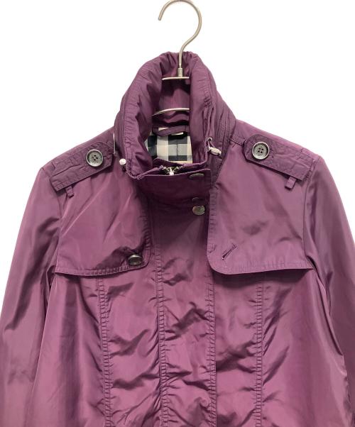 BURBERRY（バーバリー）BURBERRY (バーバリー) ナイロンジャケット パープル サイズ:不明の古着・服飾アイテム