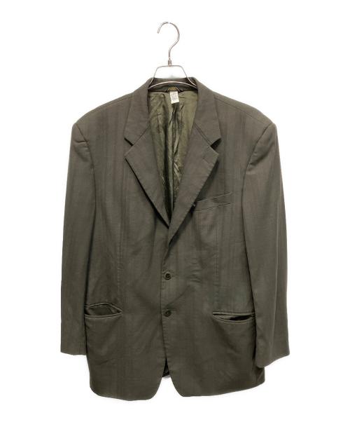 VERSACE（ヴェルサーチェ）VERSACE (ヴェルサーチェ) テーラードジャケット オリーブ サイズ:54の古着・服飾アイテム