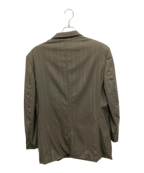 VERSACE（ヴェルサーチェ）VERSACE (ヴェルサーチェ) テーラードジャケット オリーブ サイズ:54の古着・服飾アイテム