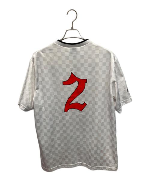 SUPREME（シュプリーム）SUPREME (シュプリーム) UMBRO (アンブロ) 22SS Soccer Jersey 半袖カットソー ホワイト サイズ:XLの古着・服飾アイテム