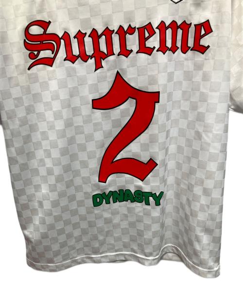 SUPREME（シュプリーム）SUPREME (シュプリーム) UMBRO (アンブロ) 22SS Soccer Jersey 半袖カットソー ホワイト サイズ:XLの古着・服飾アイテム
