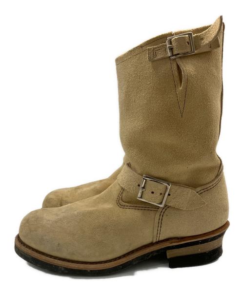 RED WING（レッドウィング）RED WING (レッドウィング) 2007年モデル エンジニアブーツ ベージュ サイズ:9の古着・服飾アイテム