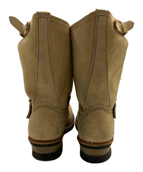 RED WING（レッドウィング）RED WING (レッドウィング) 2007年モデル エンジニアブーツ ベージュ サイズ:9の古着・服飾アイテム