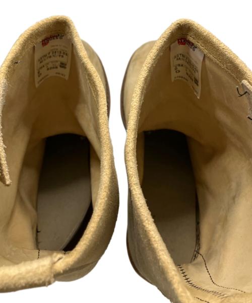 RED WING（レッドウィング）RED WING (レッドウィング) 2007年モデル エンジニアブーツ ベージュ サイズ:9の古着・服飾アイテム