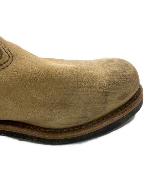 RED WING（レッドウィング）RED WING (レッドウィング) 2007年モデル エンジニアブーツ ベージュ サイズ:9の古着・服飾アイテム