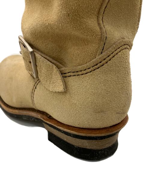 RED WING（レッドウィング）RED WING (レッドウィング) 2007年モデル エンジニアブーツ ベージュ サイズ:9の古着・服飾アイテム