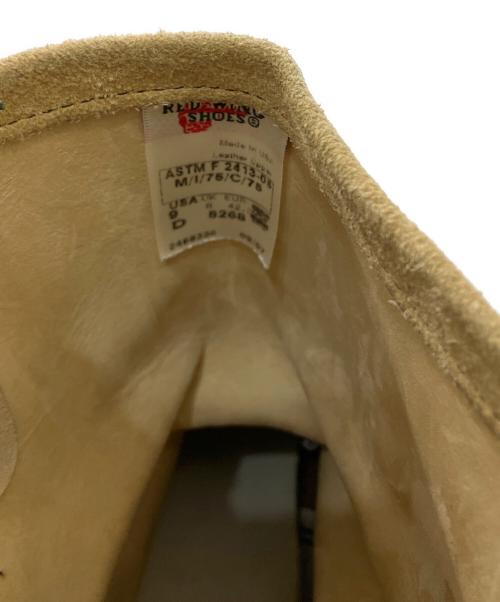 RED WING（レッドウィング）RED WING (レッドウィング) 2007年モデル エンジニアブーツ ベージュ サイズ:9の古着・服飾アイテム