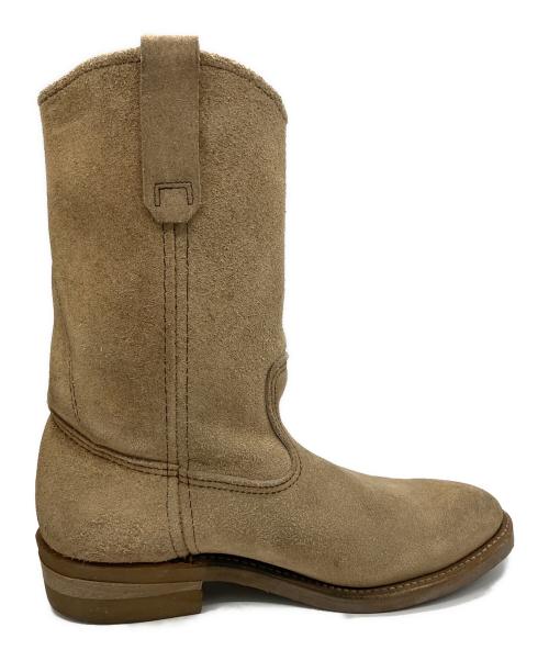RED WING（レッドウィング）RED WING (レッドウィング) ペコスブーツ ベージュ サイズ:7 1/2の古着・服飾アイテム