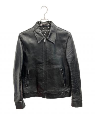 中古・古着通販】WACKO MARIA (ワコマリア) レザージャケット ブラック