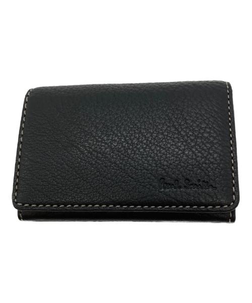 PAUL SMITH（ポールスミス）PAUL SMITH (ポールスミス) カードケース ブラックの古着・服飾アイテム