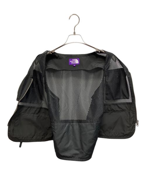 THE NORTHFACE PURPLELABEL（ザ・ノースフェイス パープルレーベル）THE NORTHFACE PURPLELABEL (ザ・ノースフェイス パープルレーベル) Mesh Angler Vest フィッシングベスト ブラック サイズ:Mの古着・服飾アイテム