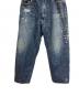 中古・古着 gold (ゴールド) RECYCLED WASTE SUVIN COTTON YARN 14oz. DENIM 5POCKET WIDE PANTS デニムパンツ インディゴ サイズ:XL：20000円
