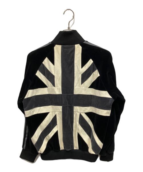 FRED PERRY（フレッドペリー）FRED PERRY (フレッドペリー) 背面刺繍ベロアトラックジャケット トラックジャケット ブラック サイズ:Sの古着・服飾アイテム