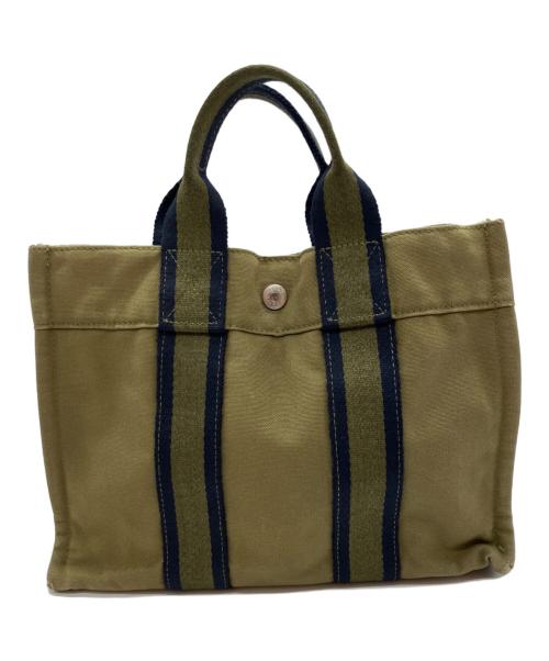 HERMES（エルメス）HERMES (エルメス) フールトゥPM ハンドバッグ オリーブの古着・服飾アイテム