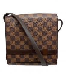 LOUIS VUITTON（ルイ ヴィトン）の古着「ダミエ トライベッカ・ミニ ワンショルダーバッグ」｜ブラウン