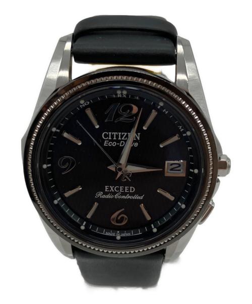 CITIZEN（シチズン）CITIZEN (シチズン) エクシード 電波ソーラー 7N0186 リストウォッチ ブラックの古着・服飾アイテム