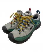 KEENキーン）の古着「KEEN TARGHEE EXP WP ローカットスニーカー」｜グレー×グリーン