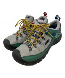 KEEN（キーン）の古着「KEEN TARGHEE EXP WP ローカットスニーカー」｜グレー×グリーン