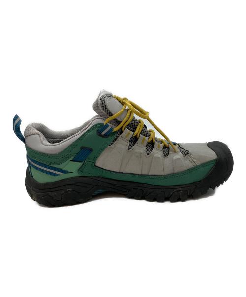 KEEN（キーン）KEEN (キーン) KEEN TARGHEE EXP WP ローカットスニーカー グレー×グリーン サイズ:28cmの古着・服飾アイテム