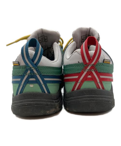 KEEN（キーン）KEEN (キーン) KEEN TARGHEE EXP WP ローカットスニーカー グレー×グリーン サイズ:28cmの古着・服飾アイテム