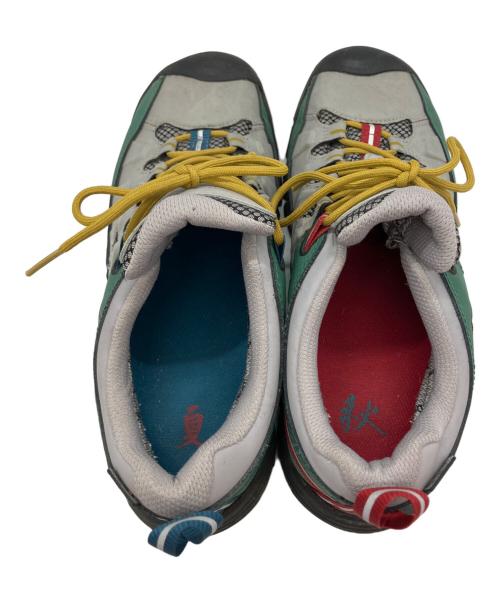 KEEN（キーン）KEEN (キーン) KEEN TARGHEE EXP WP ローカットスニーカー グレー×グリーン サイズ:28cmの古着・服飾アイテム