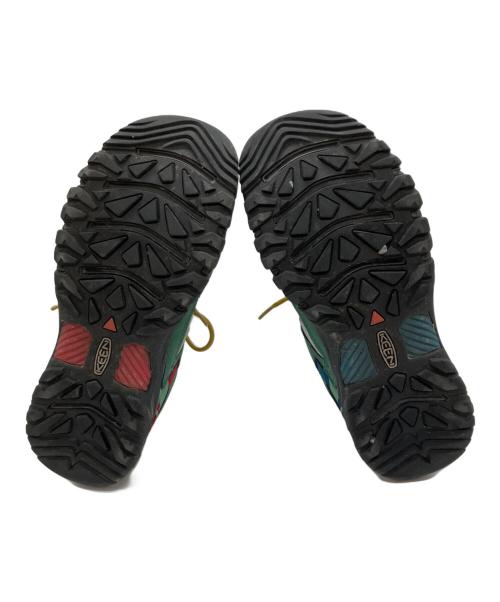 KEEN（キーン）KEEN (キーン) KEEN TARGHEE EXP WP ローカットスニーカー グレー×グリーン サイズ:28cmの古着・服飾アイテム