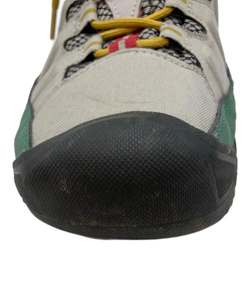 KEEN（キーン）KEEN (キーン) KEEN TARGHEE EXP WP ローカットスニーカー グレー×グリーン サイズ:28cmの古着・服飾アイテム