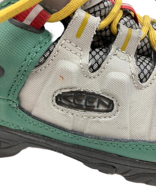 KEEN（キーン）KEEN (キーン) KEEN TARGHEE EXP WP ローカットスニーカー グレー×グリーン サイズ:28cmの古着・服飾アイテム