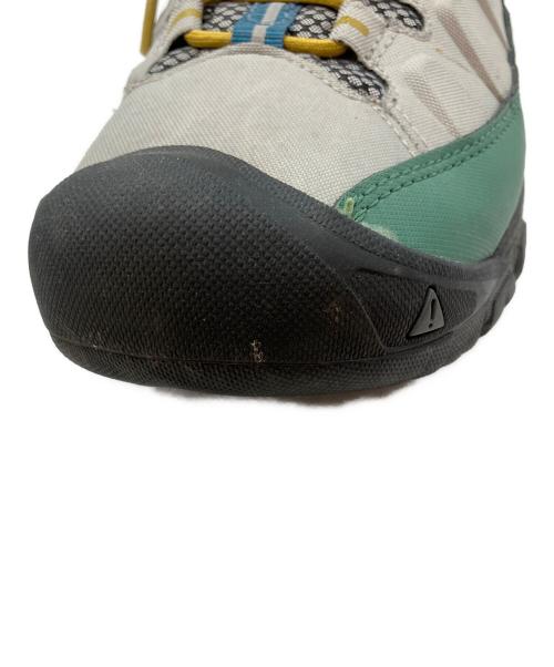 KEEN（キーン）KEEN (キーン) KEEN TARGHEE EXP WP ローカットスニーカー グレー×グリーン サイズ:28cmの古着・服飾アイテム
