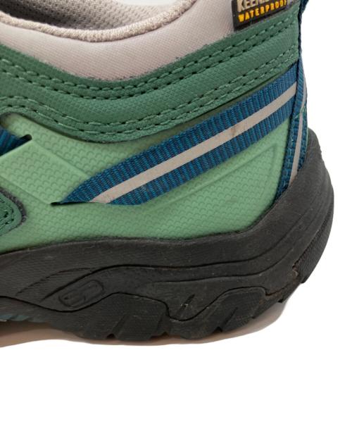 KEEN（キーン）KEEN (キーン) KEEN TARGHEE EXP WP ローカットスニーカー グレー×グリーン サイズ:28cmの古着・服飾アイテム