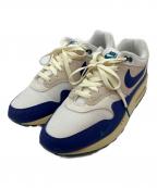 NIKEナイキ）の古着「NIKE AIR MAX 1 ナイキ エアマックス1 ローカットスニーカー」｜ホワイト×ブルー