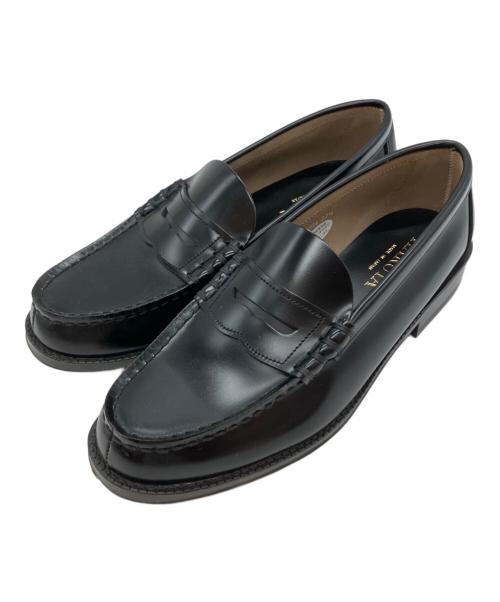 HARUTA（ハルタ）HARUTA (ハルタ) ローファー ブラック サイズ:27.5cmの古着・服飾アイテム