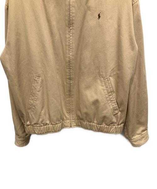 POLO RALPH LAUREN（ポロ・ラルフローレン）POLO RALPH LAUREN (ポロ・ラルフローレン) 襟コーデュロイ スイングトップ カーキ サイズ:XLの古着・服飾アイテム