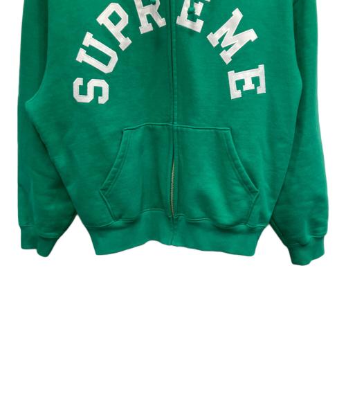 SUPREME（シュプリーム）SUPREME (シュプリーム) Champion (チャンピオン) Zip Up Hooded Sweatshirt ジップパーカー グリーン サイズ:Sの古着・服飾アイテム