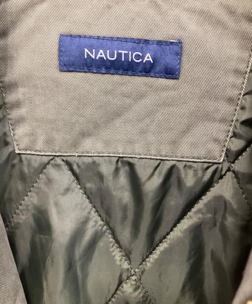NAUTICA（ノーティカ）NAUTICA (ノーティカ) ガーメント ダイ チノ ジップブルゾン オリーブ サイズ:Lの古着・服飾アイテム