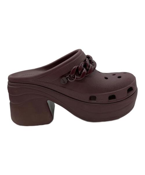 crocs（クロックス）crocs (クロックス) サイレンチェーンクロッグ サンダル ブラウン サイズ:24cmの古着・服飾アイテム